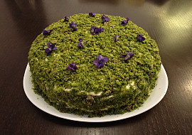 Mechový dort (se špenátem)