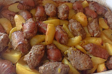 Mleté na bramborách