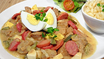 Sójové kostky po španělsku