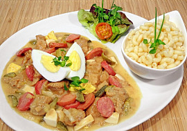 Sójové kostky po španělsku