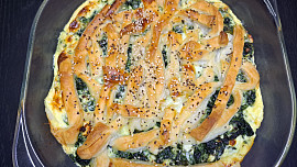 Špenátový koláč à la burek s balkánem