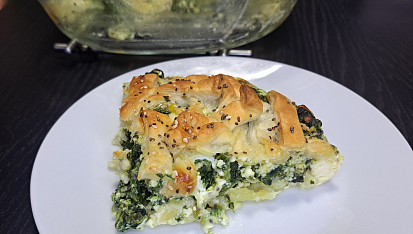 Špenátový koláč à la burek s balkánem