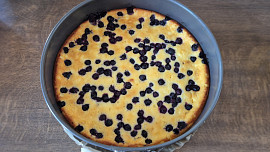 Tvarožník s borůvkami