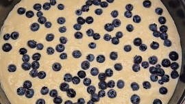 Tvarožník s borůvkami