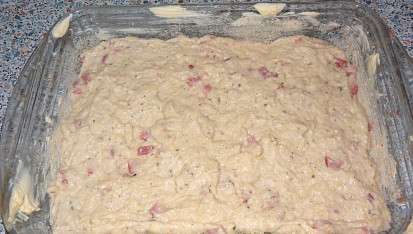 Bramborový bác s uzeným masem