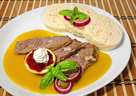 Česká svíčková pečeně