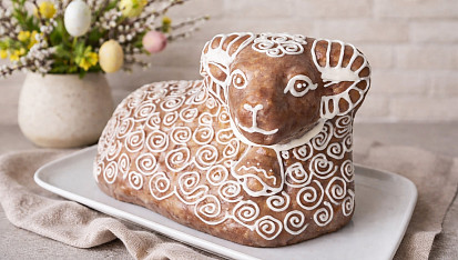 Citronový beránek z mascarpone