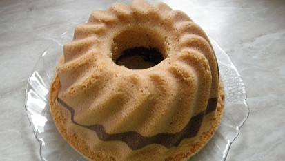 Jednoduchá dvoubarevná bábovka, Jednoduchá dvoubarevná bábovka