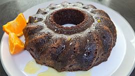 Pomerančová bábovka s polevou