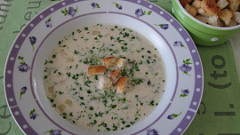 Řeřichová polévka