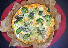 Slaný koláč z mrkvového základu