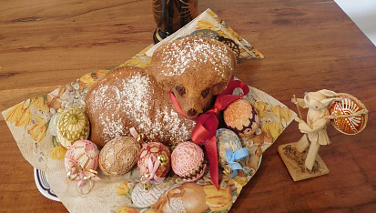 Třený beránek, Beránek z třeného těsta