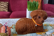 Třený beránek se zvonečkem