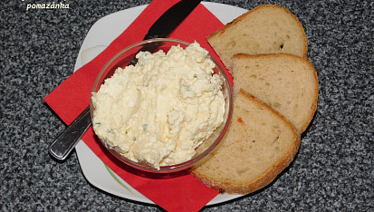 Vajíčková pomazánka z čerstvého sýra