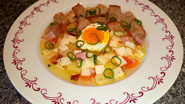 Česnečka se sýrem