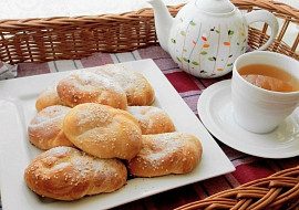 Kynuté jablkové taštičky s tvarohem