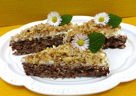 Řezy z ovesných vloček a banánu, bez mouky