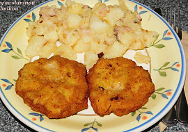 Smažený mletý řízek se sýrem