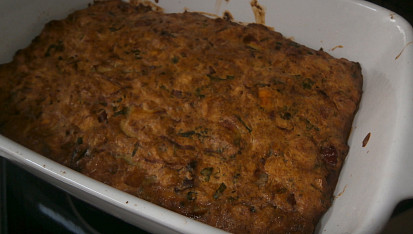 Velikonoční nádivka s uzeným masem