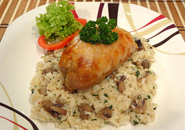 Vepřový závitek s mrkví a brokolicí