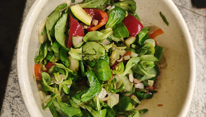 Zeleninový salát s polníčkem