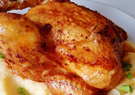 Baby kuřátko z horkovzdušné fritézy