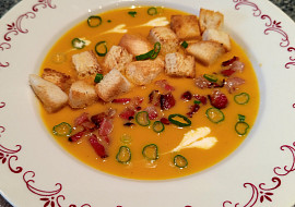 Batátový krém se špetkou kari