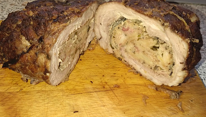 Bůčková roláda s nádivkou