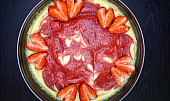 Jahodový pečený cheesecake