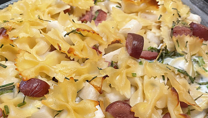 Jednoduché zapékané těstoviny