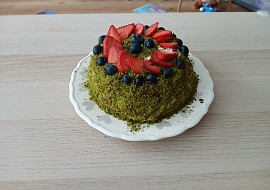 Mechový dort (se špenátem)