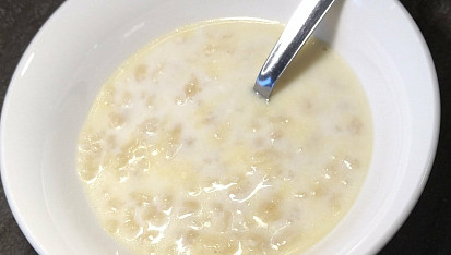 Mléčná polévka se strouháním, Nefotogenická, ale skvelá...