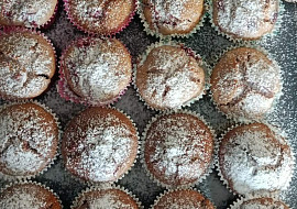 Tvarohové muffiny s ovocem (S malinami)