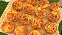 Vaječné muffiny se zeleninou