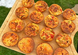 Vaječné muffiny se zeleninou