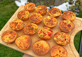 Vaječné muffiny se zeleninou