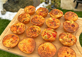 Vaječné muffiny se zeleninou