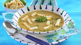 Celerová polévka se žampiony