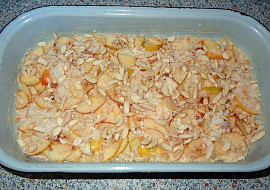 Jablkový koláč s mandlovou krustou