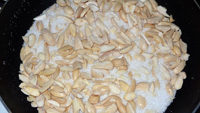 Jablkový koláč s mandlovou krustou