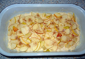 Jablkový koláč s mandlovou krustou