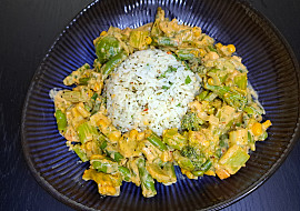 Krémová zeleninová směs na smetaně s rýží