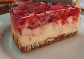 Malinový cheesecake s bílou čokoládou (Povedl se, děkuji)