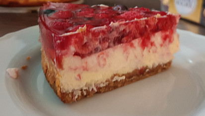 Malinový cheesecake s bílou čokoládou, Povedl se, děkuji