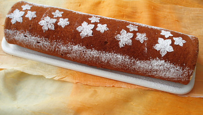 Medová roláda s kávovým krémem