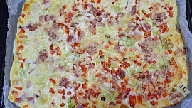 Vaječná placka na plech