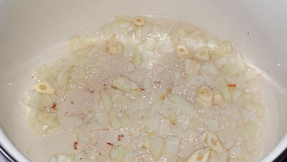 Bramborový krém se sýrovou bagetkou