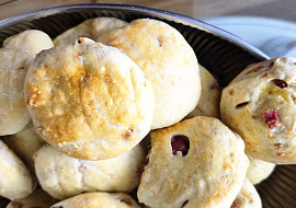 Škvarkové placky s klobásou