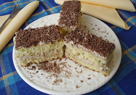 Šlehačkové mocca řezy