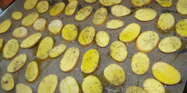 Treska s fazolkami a pečenými dukátky